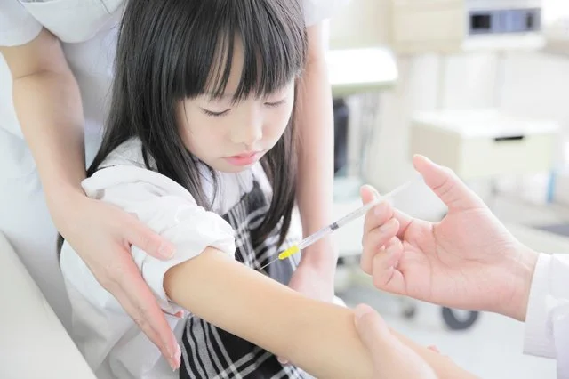 予防接種の様子